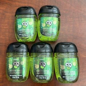 BBW 5pc Antibacterial Hand Gel Candy Apple Cauldron